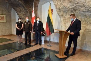  Atsisveikinta su tarnybą baigiančiu Sakartvelo gynybos atašė Lietuvai