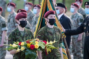  Pagerbtas žuvusio kario savanorio, LR Atkuriamojo Seimo gynėjo A. Sakalausko atminimas