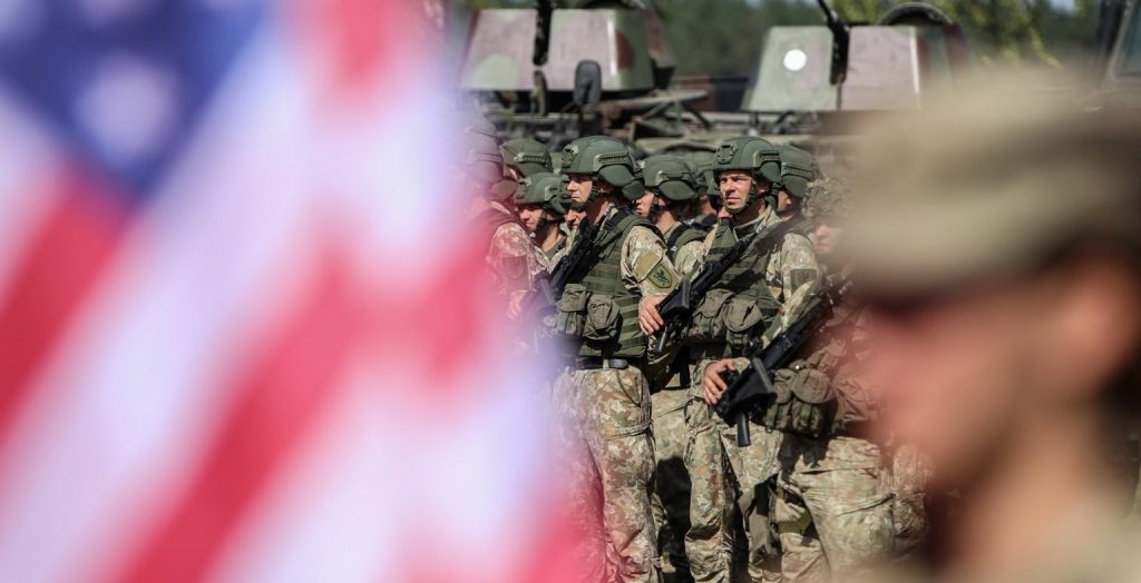 Krašto apsaugos ministras Raimundas Karoblis susitinka su JAV valstybės sekretoriaus pavaduotoju S. Biegunu