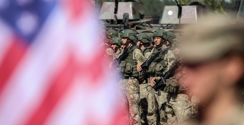 Krašto apsaugos ministras Raimundas Karoblis susitinka su JAV valstybės sekretoriaus pavaduotoju S. Biegunu