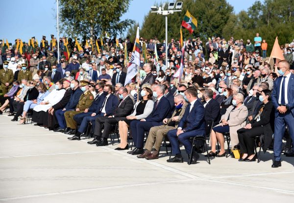  Kryžkalnyje – pagarbos ir padėkos ženklas kovotojams už Lietuvos nepriklausomybę