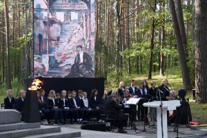  Panerių memoriale pagerbtas Lietuvos žydų genocido aukų atminimas