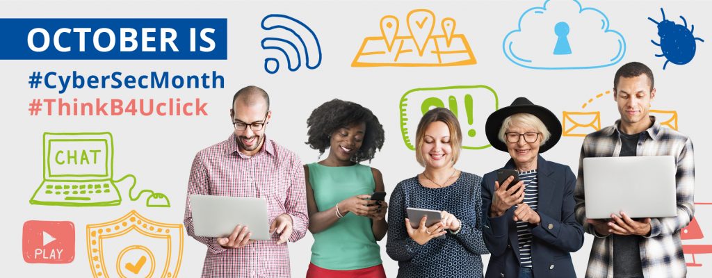 Spalio mėnuo – Europos kibernetinio saugumo mėnuo – Think Before U Click