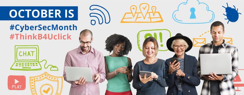 Spalio mėnuo – Europos kibernetinio saugumo mėnuo – Think Before U Click