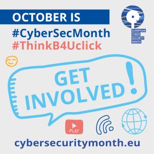  Spalio mėnuo – Europos kibernetinio saugumo mėnuo – Think Before U Click