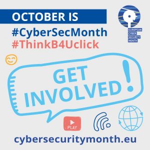  Spalio mėnuo – Europos kibernetinio saugumo mėnuo – Think Before U Click