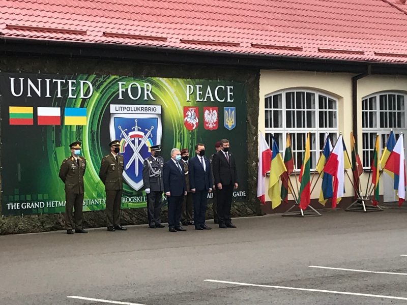 Paminėtos Lietuvos, Lenkijos ir Ukrainos bendros brigados įkūrimo 5-osios metinės