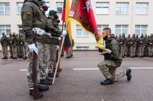  Tarnauti Lietuvos valstybei prisiekė rekordinis skaičius kariūnų