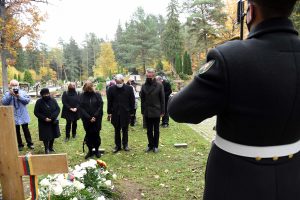  Paminėtos paskutiniojo okupacinei sovietų valdžiai aktyviai besipriešinusio Lietuvos partizano dim. vyr. ltn. Antano Kraujelio-Siaubūno laidotuvių metinės
