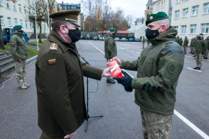  Karo akademijoje paminėta Lietuvos kariuomenės diena