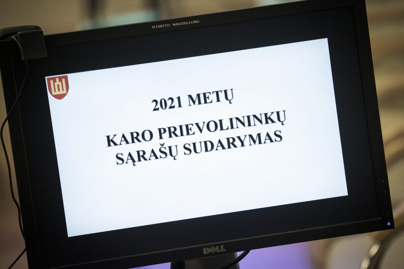 Sudaryti 2021 m. šaukiamųjų į nuolatinę privalomąją pradinę karo tarnybą sąrašai, jie viešai paskelbti bus iki sausio 18 d.