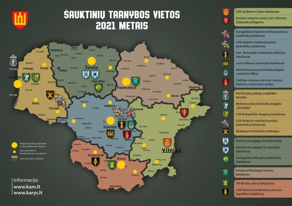  Sudaryti 2021 m. šaukiamųjų į nuolatinę privalomąją pradinę karo tarnybą sąrašai, jie viešai paskelbti bus iki sausio 18 d.
