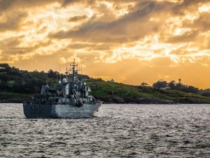  Misija baigta – vadovavimą NATO laivų grupei Lietuva perdavė Nyderlandams