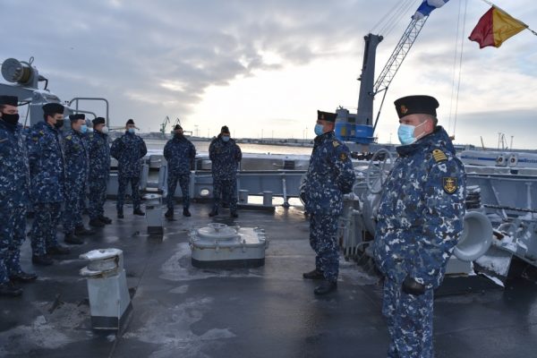  Misija baigta – vadovavimą NATO laivų grupei Lietuva perdavė Nyderlandams