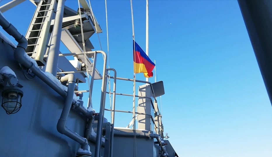 Lietuva vadovavimą Baltijos karinei jūrų eskadrai BALTRON perdavė Latvijai