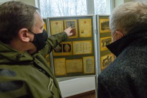  Lietuvos karo akademijoje lankėsi krašto apsaugos ministras A. Anušauskas
