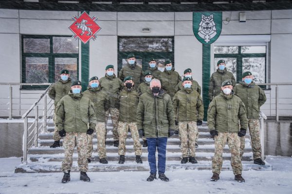  Krašto apsaugos ministras lankėsi Ruklos įguloje