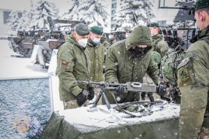  Krašto apsaugos ministras lankėsi Ruklos įguloje