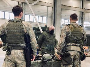  Krašto apsaugos ministras lankėsi Ruklos įguloje