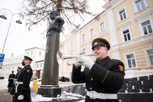  Krašto apsaugos ministras A. Anušauskas: „Lietuvos valstybės atkūrimo diena – tai šalies valstybingumo, diplomatijos, pilietinės visuomenės kūrybos šaltinis“