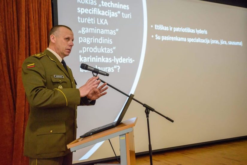 Intensyviai rengiama Karo akademijos valdymo sistema padės užtikrinti veiklos kokybę