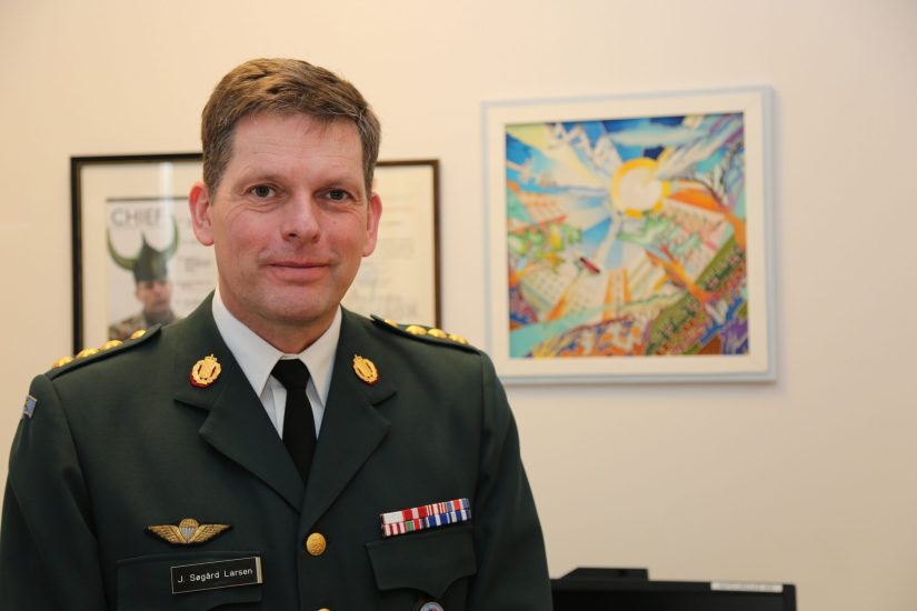 NATO pajėgų integravimo vieneto vadas plk. J. S. Larsenas: „Lietuva rodo pavyzdį kitoms Aljanso narėms“