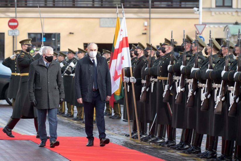 Krašto apsaugos ministro A. Anušausko oficialus vizitas į Sakartvelą