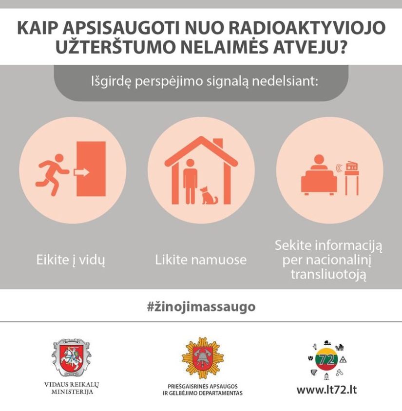 Civilinės saugos pratybos: bus tikrinama, kaip tarnybos pasirengusios reaguoti į branduolinę avariją