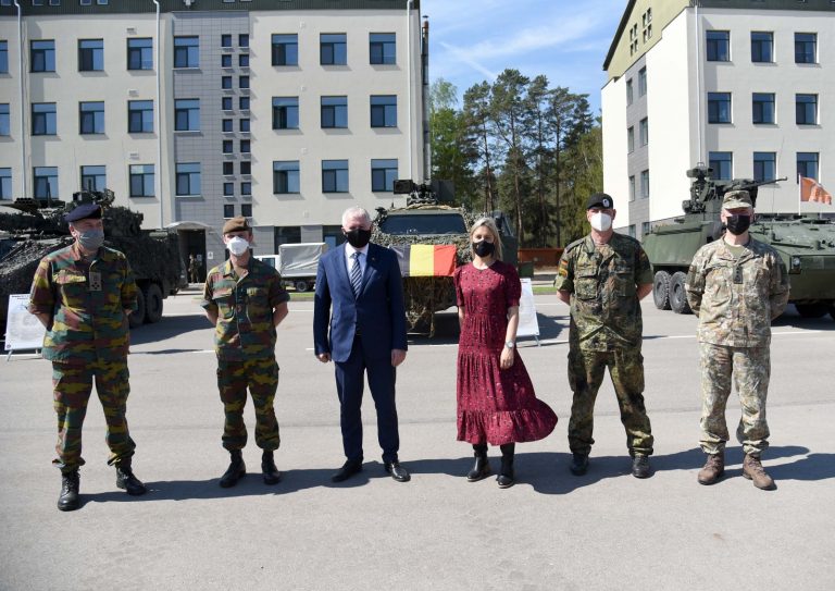 We anticipate further Belgian contribution to NATO deterrence and defence in the region, says Minister A. Anušauskas
