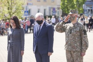  Pietų Lietuvoje parodomuoju karinės technikos žygiu pagerbtas kovojusių už laisvę atminimas