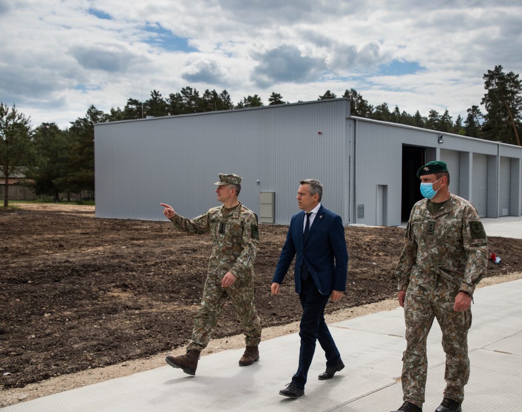 Birutės ulonų batalione vykdomi infrastruktūros darbai užtikrins geresnes karių tarnybos, karinės technikos saugojimo sąlygas