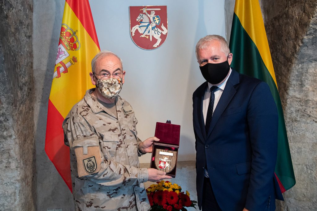 Chief of the Defence Staff of the Spanish Armed Forces thanked for understanding threats to the region during the visit to Lithuania