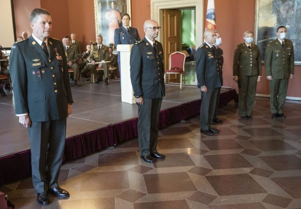  Valdovų rūmuose – iškilminga NATO pajėgų integravimo vieneto vado pasikeitimo ceremonija