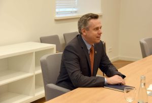  Viceministras V. Semeška su Vokietijos ambasadoriumi Lietuvoje aptarė saugumo situaciją regione