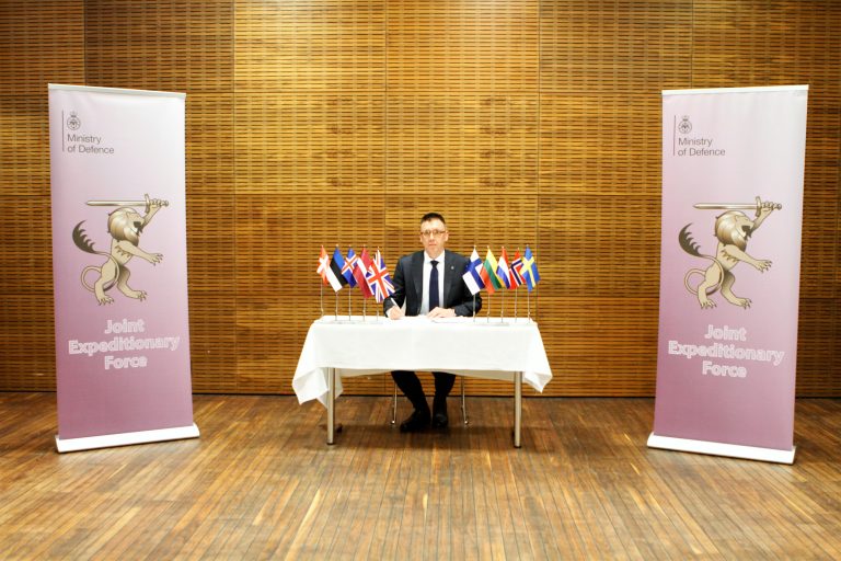 “The Joint Expeditionary Force is one of the primary measures to any crisis to Lithuania,” says Vice Minister of National Defence Ž. Tomkus in Helsinki