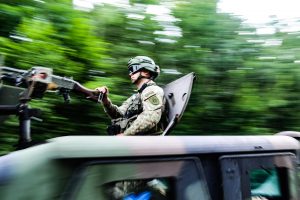  Trišalės Lietuvos, Lenkijos ir Ukrainos brigados pratybas stebėjęs  krašto apsaugos viceministras V. Semeška: „Stiprinamas Ukrainos kariuomenės sąveikumas su NATO sąjungininkais“