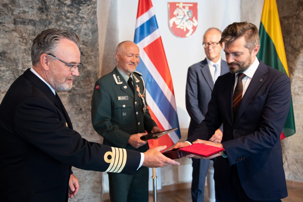 New Defence Attachés of Norway and the Czech Republic accredited to Lithuania