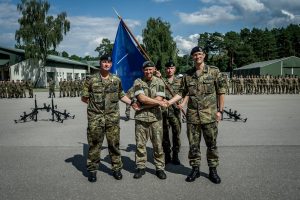  Rukloje įvyko NATO priešakinių pajėgų bataliono vadų pasikeitimas: „Kovinė grupė padėjo Lietuvai saugumo srityje padaryti didelį progresą“