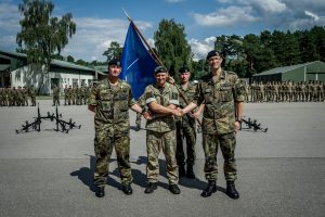  Rukloje įvyko NATO priešakinių pajėgų bataliono vadų pasikeitimas: „Kovinė grupė padėjo Lietuvai saugumo srityje padaryti didelį progresą“