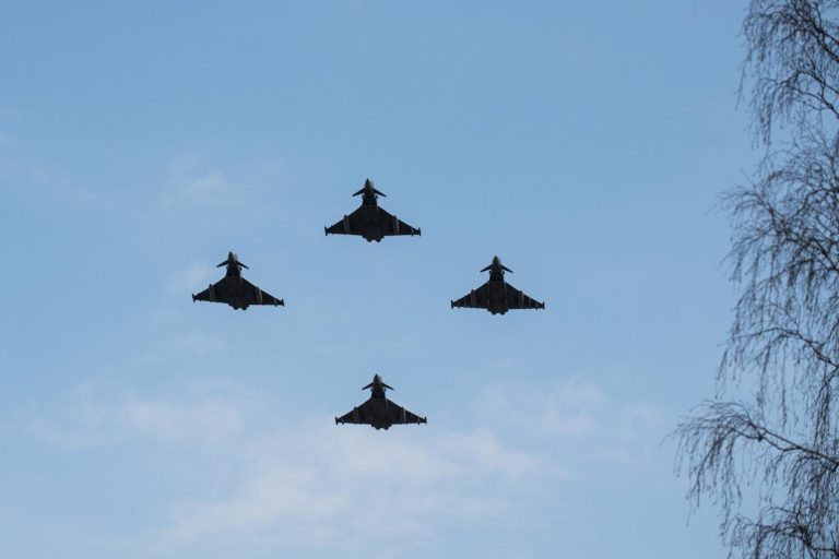 Data on interceptions of aircraft completed near the Baltic States' borders on August 9 – 15, 2021