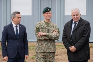  Pabradėje atidarytoje stovykloje „Herkus“ įsikūrė naujoji JAV karių rotacija