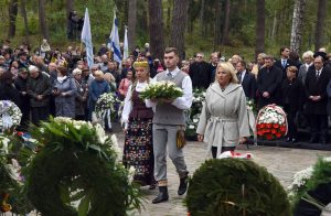  Panerių memoriale pagerbtas Lietuvos žydų genocido aukų atminimas