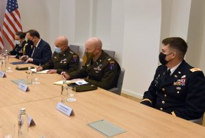  Lietuvoje viešintis JAV karinių pajėgų Europoje ir Afrikoje vadas: „Ir toliau tikimės ilgalaikės mūsų partnerystės“