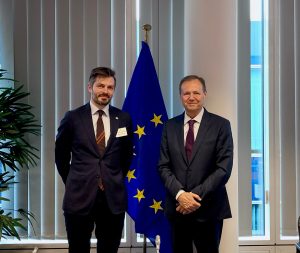  M. Abukevičius susitikimų Briuselyje metu: „Vienintelis veiksmingas atsakas į kylančias grėsmes – aktyvus bendradarbiavimas“