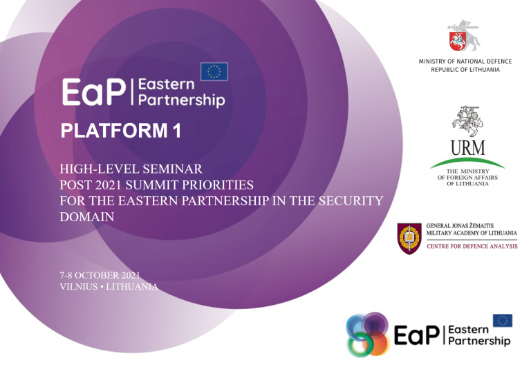 Vilnius to host a high-level seminar on EU Eastern Partnership