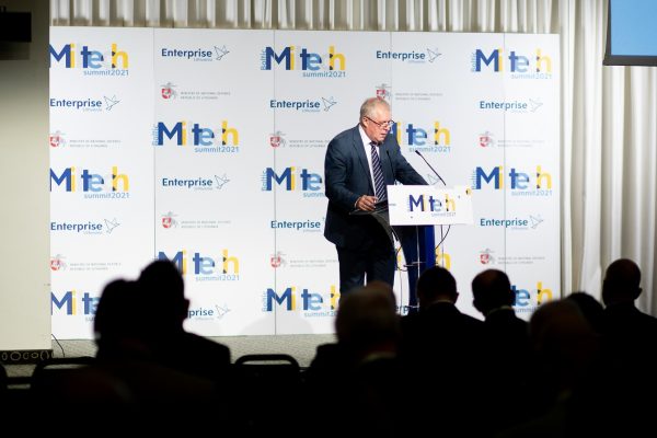  Tarptautiniame gynybos technologijų renginyje „Baltic Miltech Summit 2021“ pabrėžta gynybos technologijų vystymo svarba
