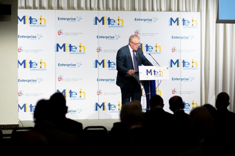 Tarptautiniame gynybos technologijų renginyje „Baltic Miltech Summit 2021“ pabrėžta gynybos technologijų vystymo svarba