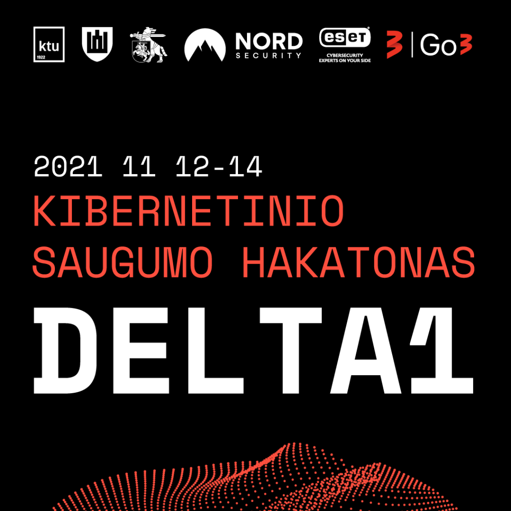 Kviečiame registruotis į virtualų kibernetinio saugumo hakatoną „DELTA1“