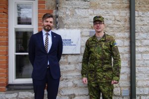  Estijoje krašto apsaugos viceministras M. Abukevičius aptarė veiksmus suvaldant nelegalių migrantų krizę, kibernetinio saugumo stiprinimą ir tolesnį šalių bendradarbiavimą