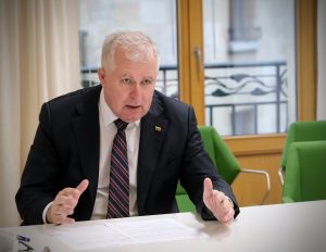  Briuselyje – A. Anušausko susitikimas su NATO Generaliniu sekretoriumi: Aljansas išlieka budrus ir pasirengęs reaguoti